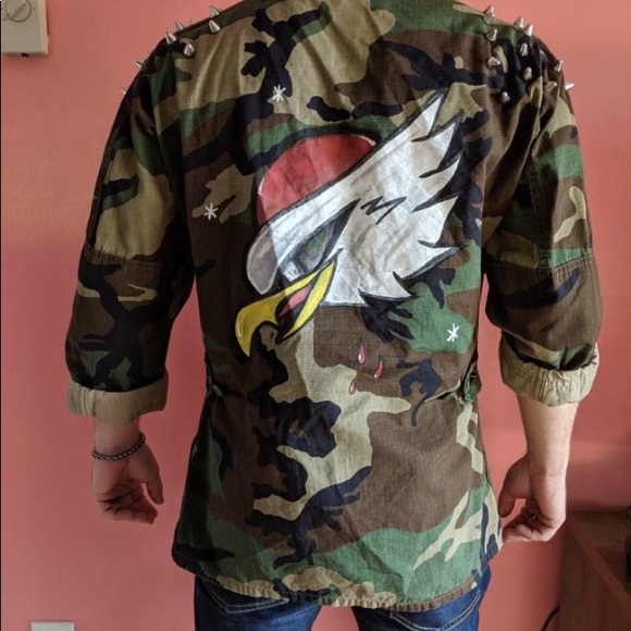 Men’s Vintage Army Field Jacket - Picture 4 of 6